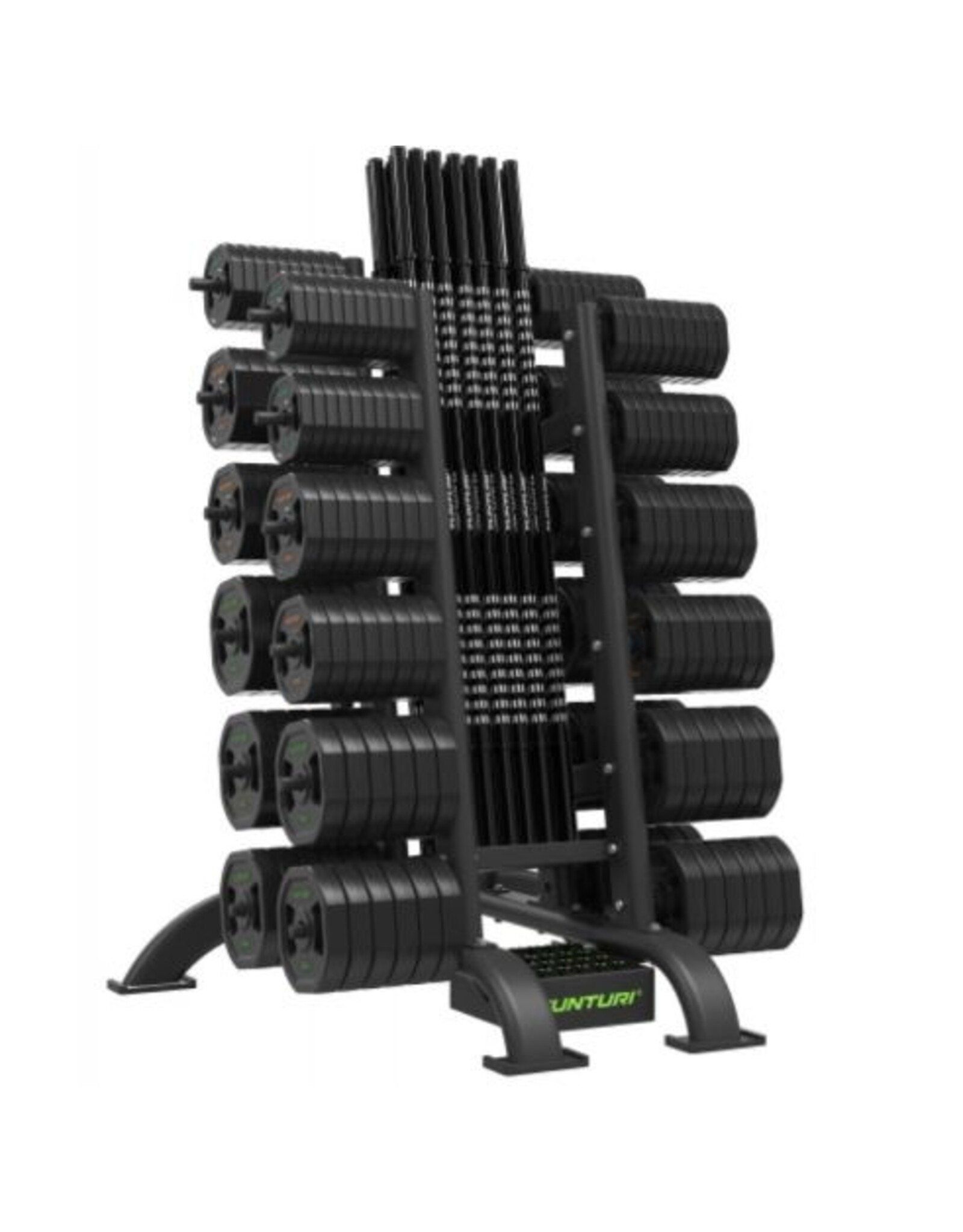 Tunturi Tunturi Aerobic Pump Set Pro Rack - Halter opbergrek voor 30 sets - Gewichtenrek van extra dik staal