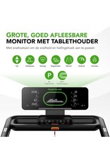 Tunturi Tunturi Cardio Fit T60 Loopband - Hardloopband met bluetooth - Wandelband - 44 programma's - Inklapbaar - Walking pad - Compact - 0,8 tot 18,0 km/u