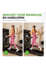 Tunturi Tunturi Cardio Fit T60 Loopband - Hardloopband met bluetooth - Wandelband - 44 programma's - Inklapbaar - Walking pad - Compact - 0,8 tot 18,0 km/u