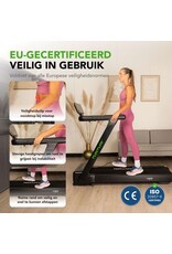 Tunturi Tunturi Cardio Fit T60 Loopband - Hardloopband met bluetooth - Wandelband - 44 programma's - Inklapbaar - Walking pad - Compact - 0,8 tot 18,0 km/u