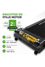 Tunturi Tunturi Cardio Fit T60 Loopband - Hardloopband met bluetooth - Wandelband - 44 programma's - Inklapbaar - Walking pad - Compact - 0,8 tot 18,0 km/u