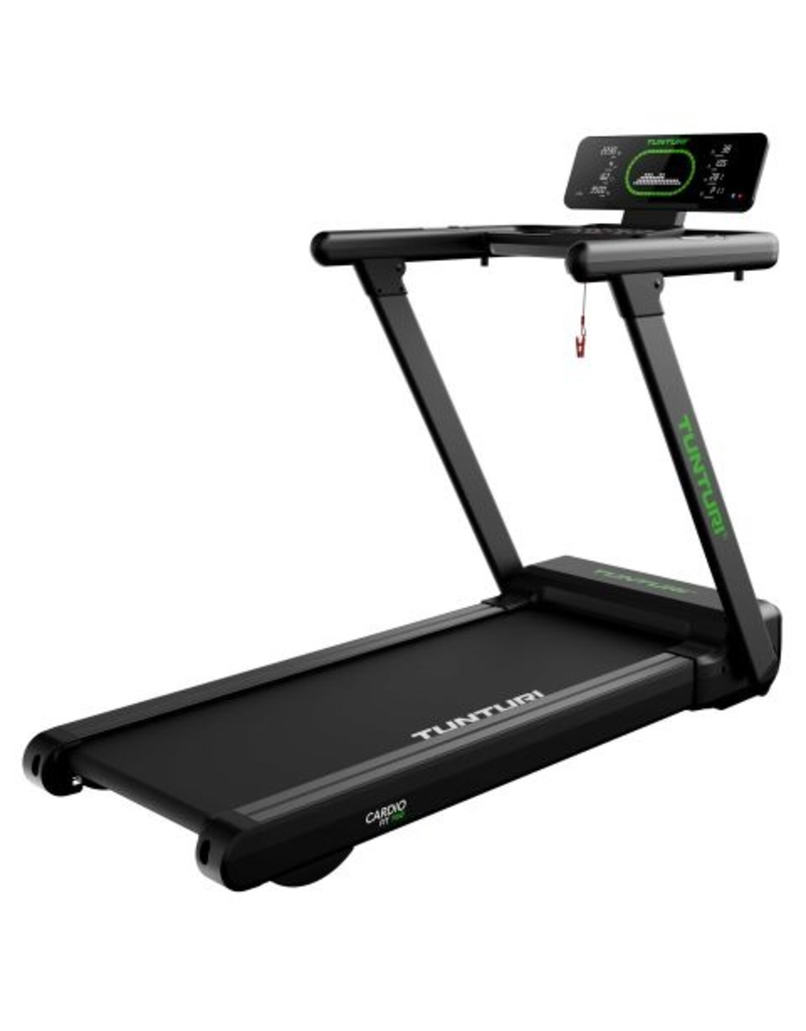 Tunturi Tunturi Cardio Fit T60 Loopband - Hardloopband met bluetooth - Wandelband - 44 programma's - Inklapbaar - Walking pad - Compact - 0,8 tot 18,0 km/u