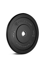Titanium strenght Olympische schijf Bumper Zwart 5 KG BP5