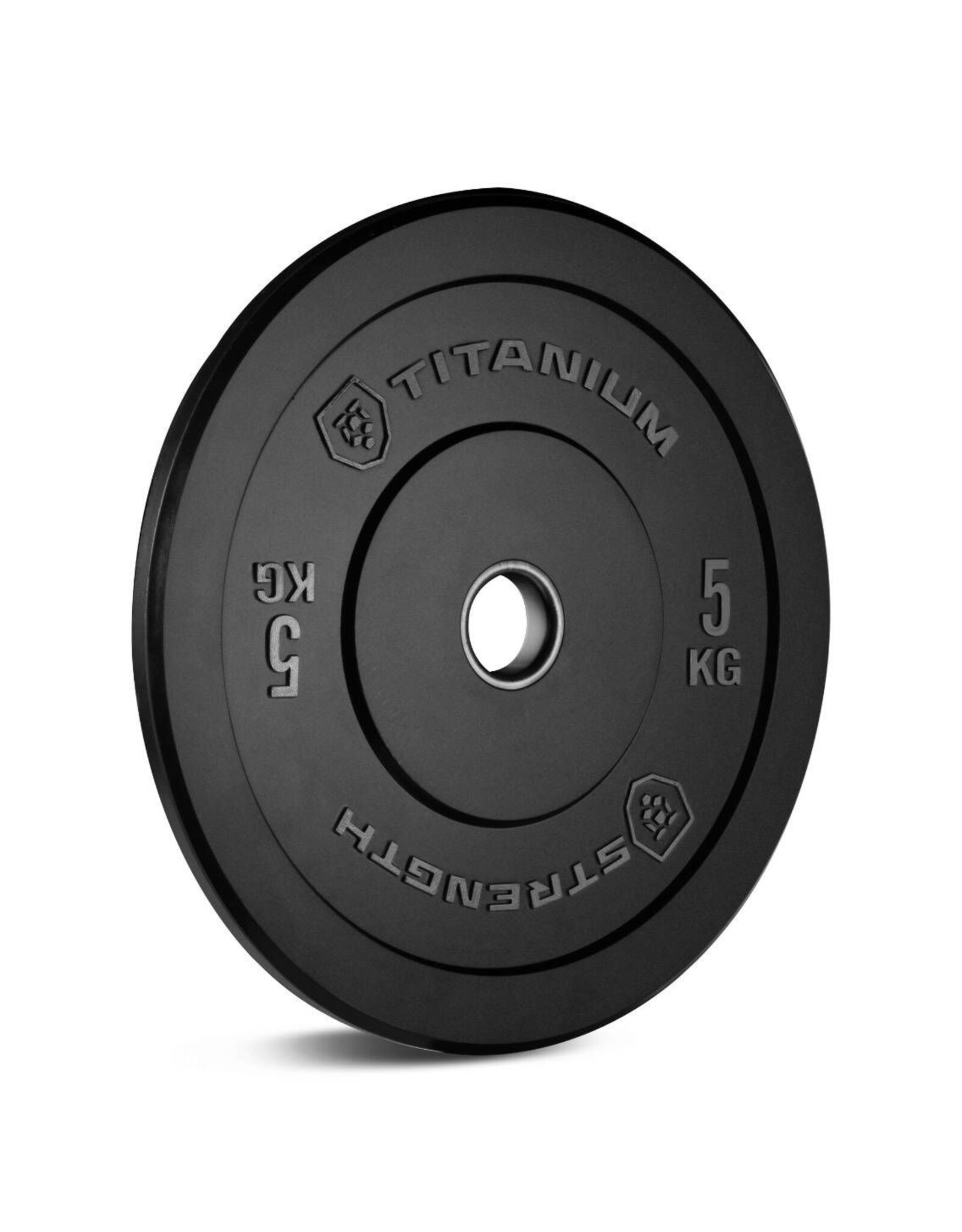 Titanium strenght Olympische schijf Bumper Zwart 5 KG BP5