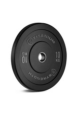 Titanium strenght Olympische schijf Bumper Zwart 10 KG BP1
