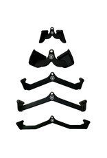 Titanium strenght Lat Pulldown Grip Handle Set - 5 stuks