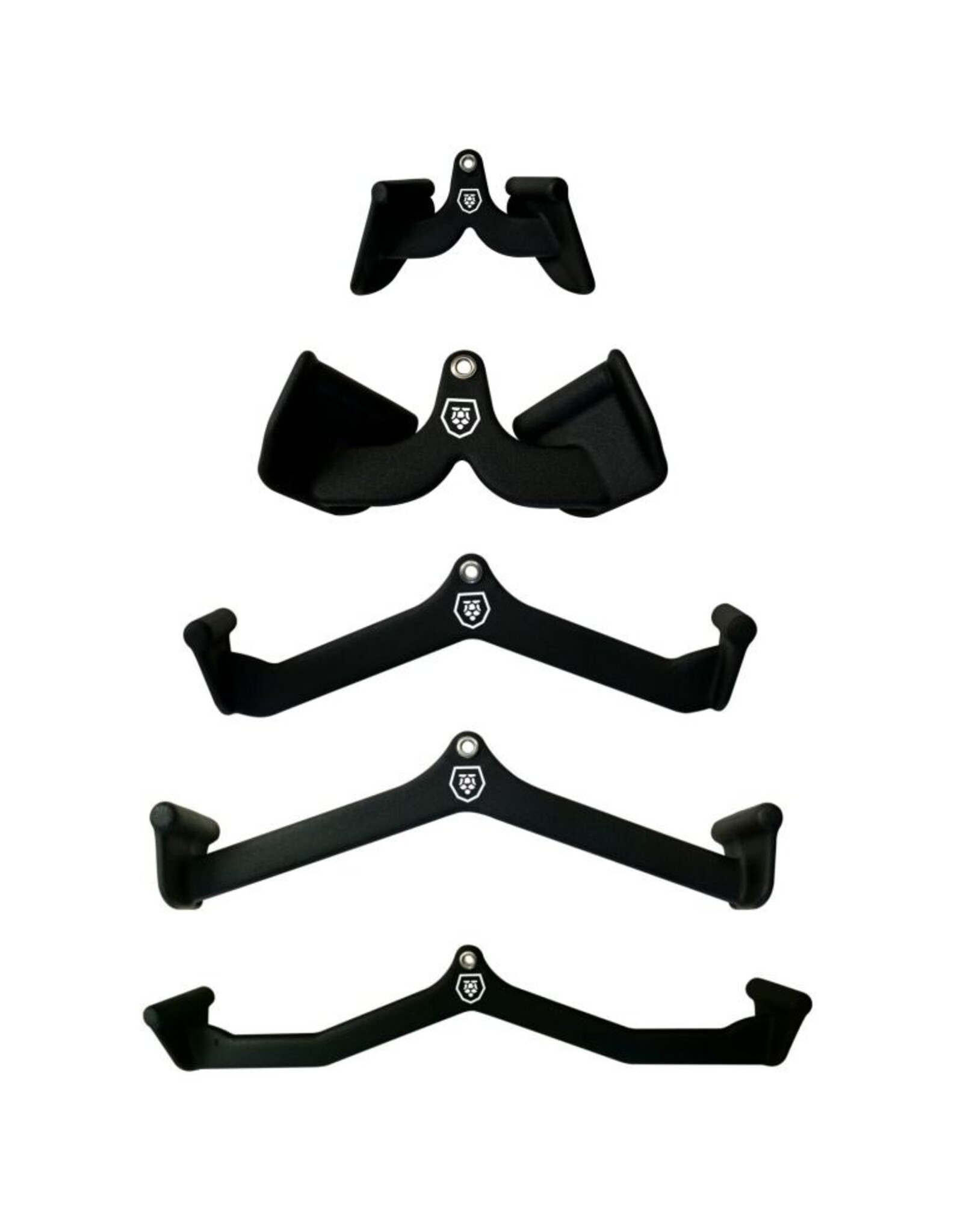 Titanium strenght Lat Pulldown Grip Handle Set - 5 stuks