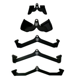 Titanium strenght Lat Pulldown Grip Handle Set - 5 stuks