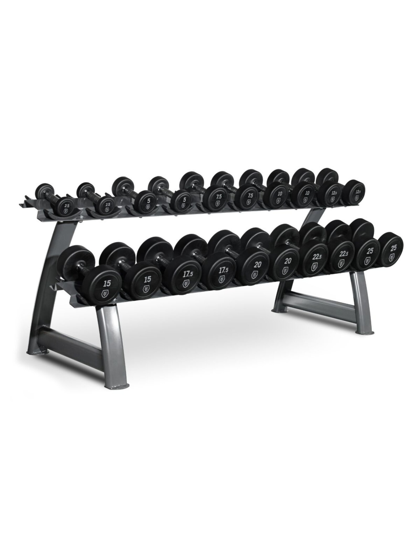 Titanium strenght HD25 Set Dumbbells 2,5- 25Kg + Rack