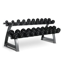 Titanium strenght HD25 Set Dumbbells 2,5- 25Kg + Rack