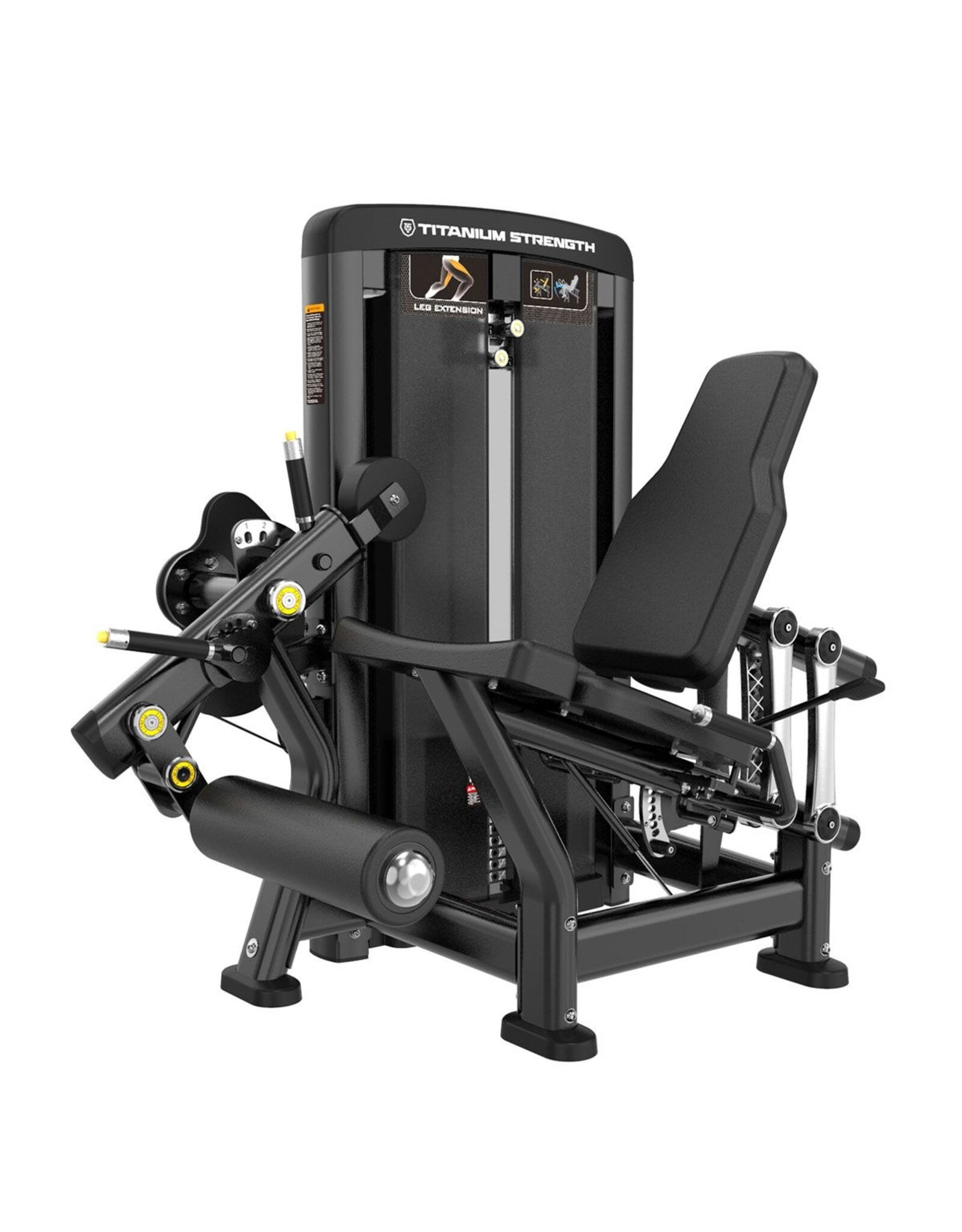 Titanium strenght Selectorized Dubbel Beenverlenging en Zittende Beenkrul Premium Elite Series