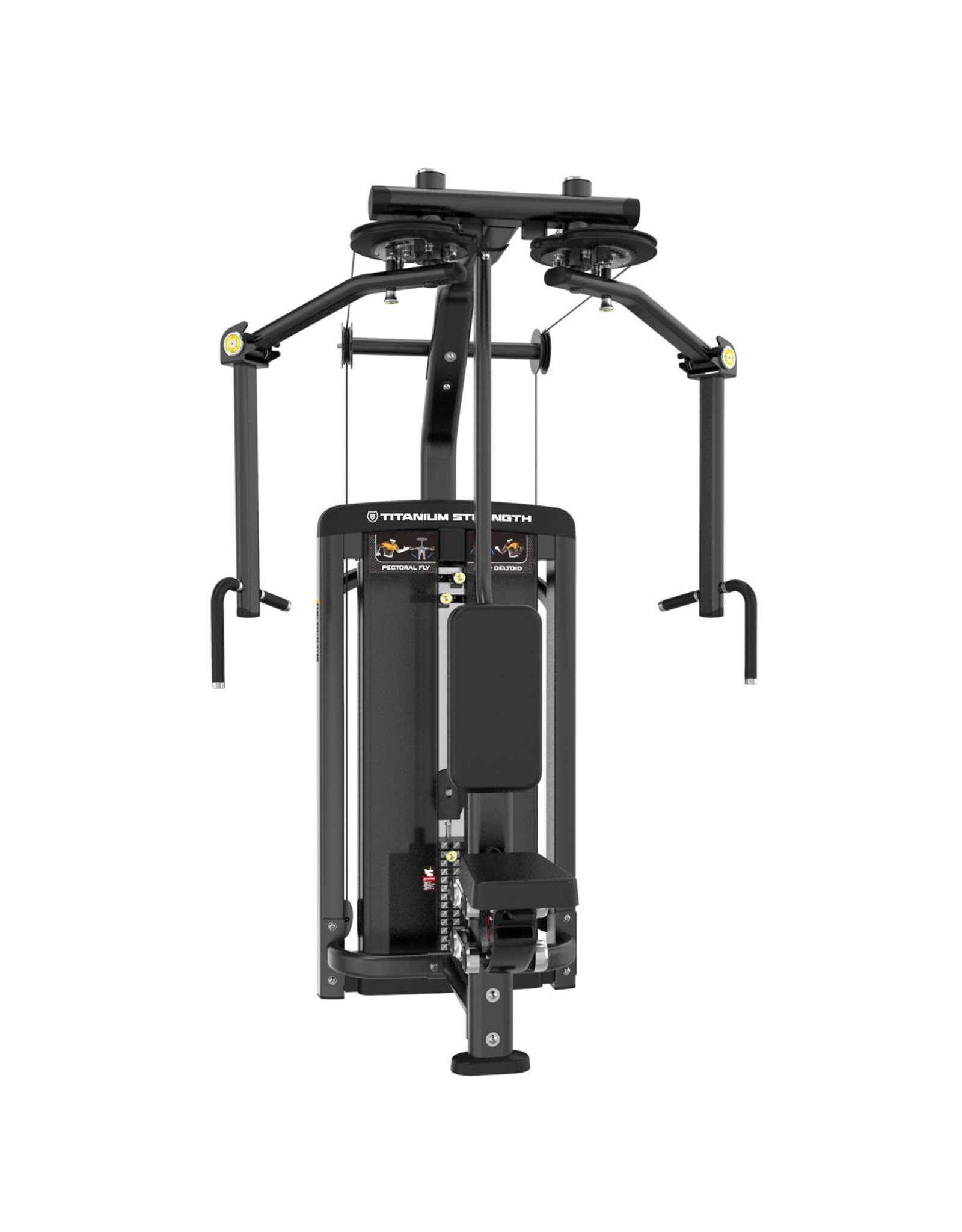 Titanium strenght Selectorized Pec Fly en Rear Delt Genesis Series