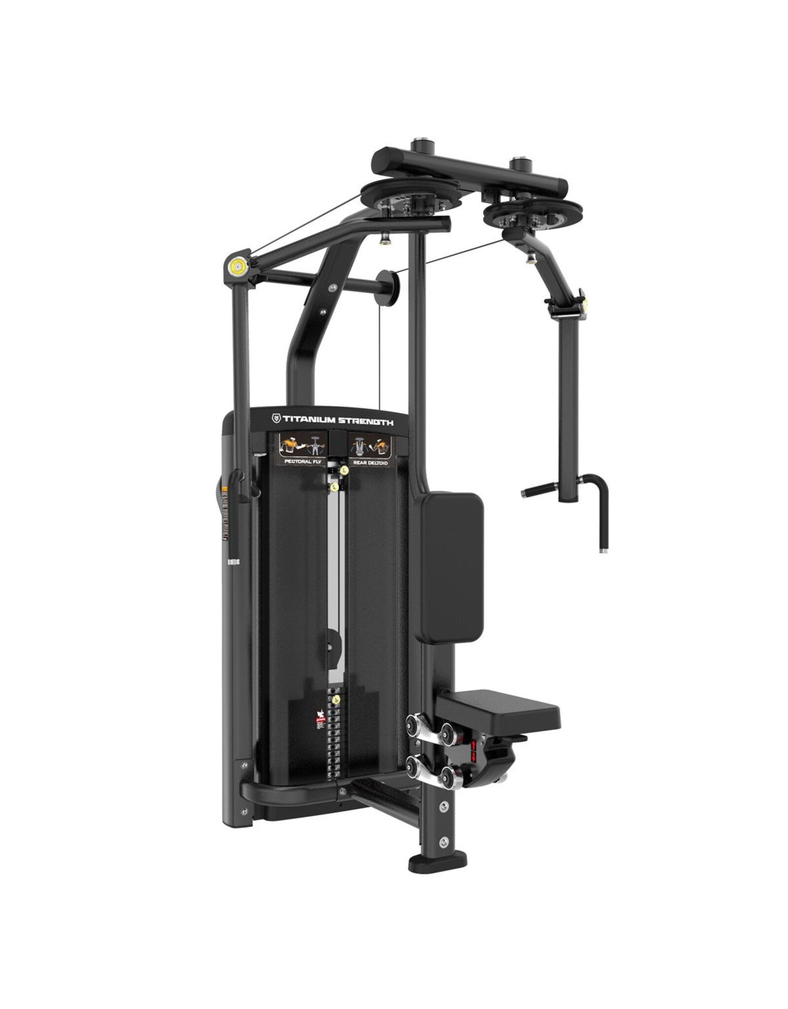 Titanium strenght Selectorized Pec Fly en Rear Delt Genesis Series