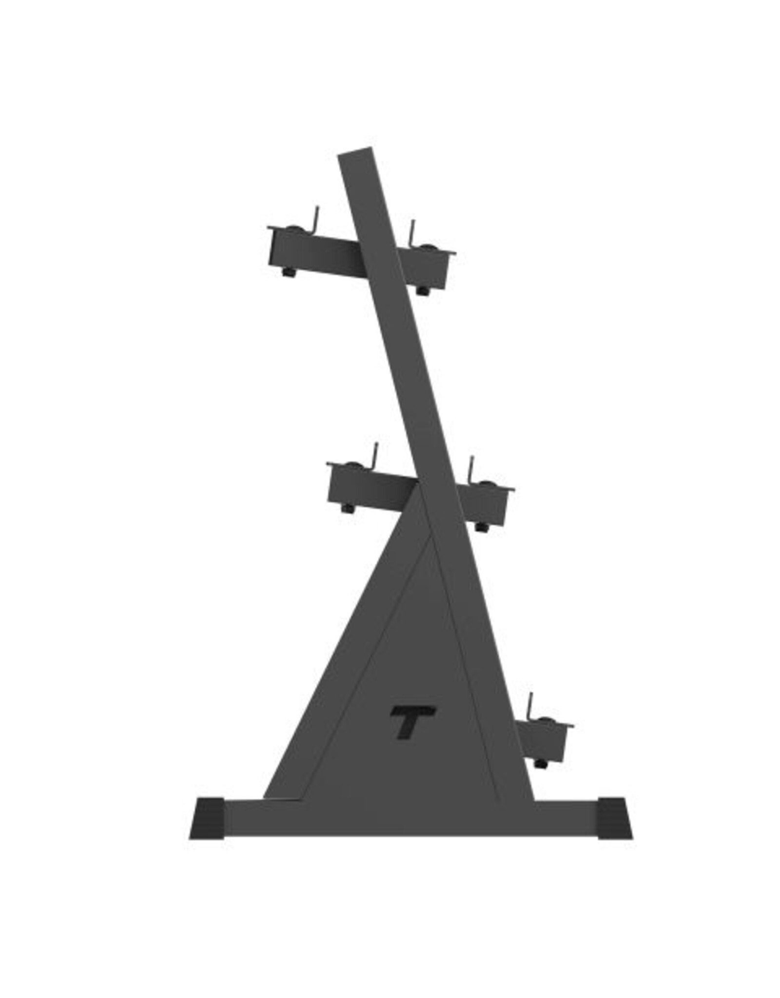 Tunturi Tunturi Platinum Hexa Rubber Dumbbell Rack - Dumbbell rek - Zwart