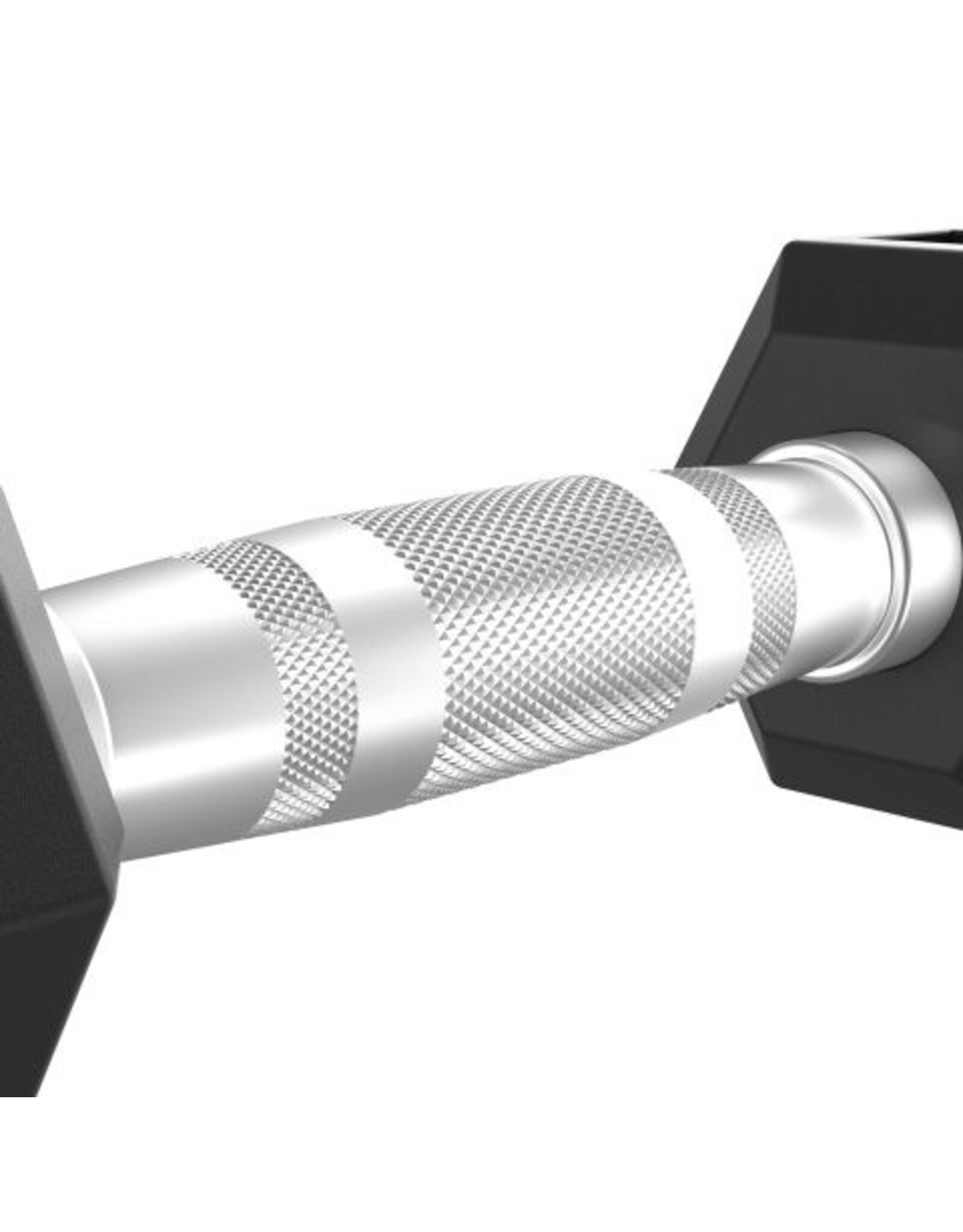 Tunturi Platinum Hexa Dumbbell Set - Rubber - 2x 5kg - Zwart