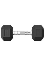 Tunturi Tunturi Platinum Hexa Dumbbell - Rubber - 1x 6kg - Zwart