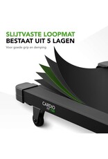 Tunturi Tunturi Cardio Fit T50 Loopband - Hardloopband met bluetooth - Wandelband - 44 programma's - Inklapbaar - Walking pad - Compact - 0,8 tot 16,0 km/u