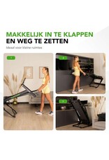 Tunturi Tunturi Cardio Fit T50 Loopband - Hardloopband met bluetooth - Wandelband - 44 programma's - Inklapbaar - Walking pad - Compact - 0,8 tot 16,0 km/u