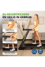 Tunturi Tunturi Cardio Fit T50 Loopband - Hardloopband met bluetooth - Wandelband - 44 programma's - Inklapbaar - Walking pad - Compact - 0,8 tot 16,0 km/u
