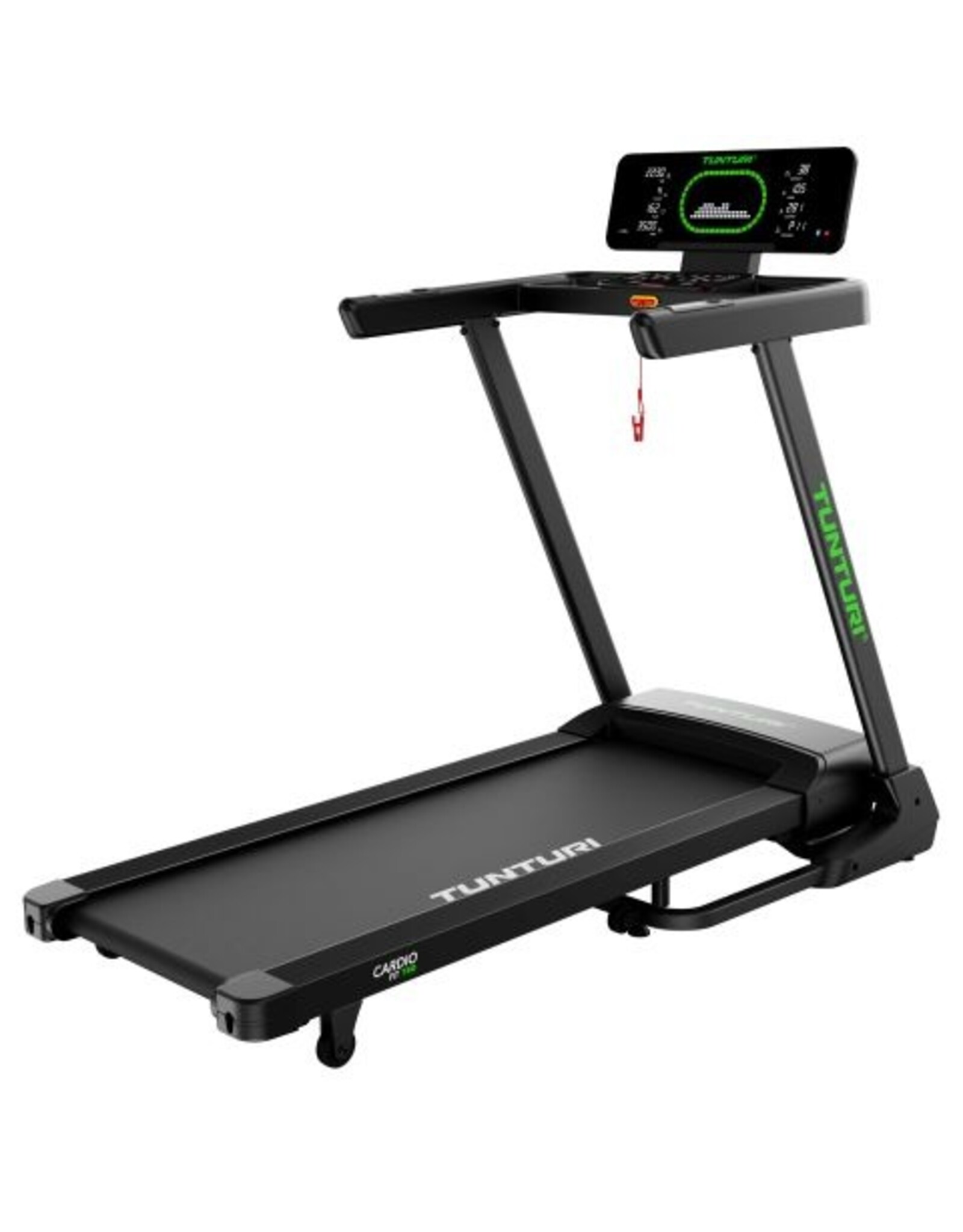 Tunturi Tunturi Cardio Fit T50 Loopband - Hardloopband met bluetooth - Wandelband - 44 programma's - Inklapbaar - Walking pad - Compact - 0,8 tot 16,0 km/u
