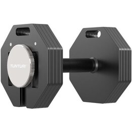 Tunturi Tunturi Rapid Adjustable Dumbbell - Enkele dumbbellset van 20kg - Verstelbaar van 4 t/m 20 kg - 9 dumbels in één - Gewichtenset voor home gym