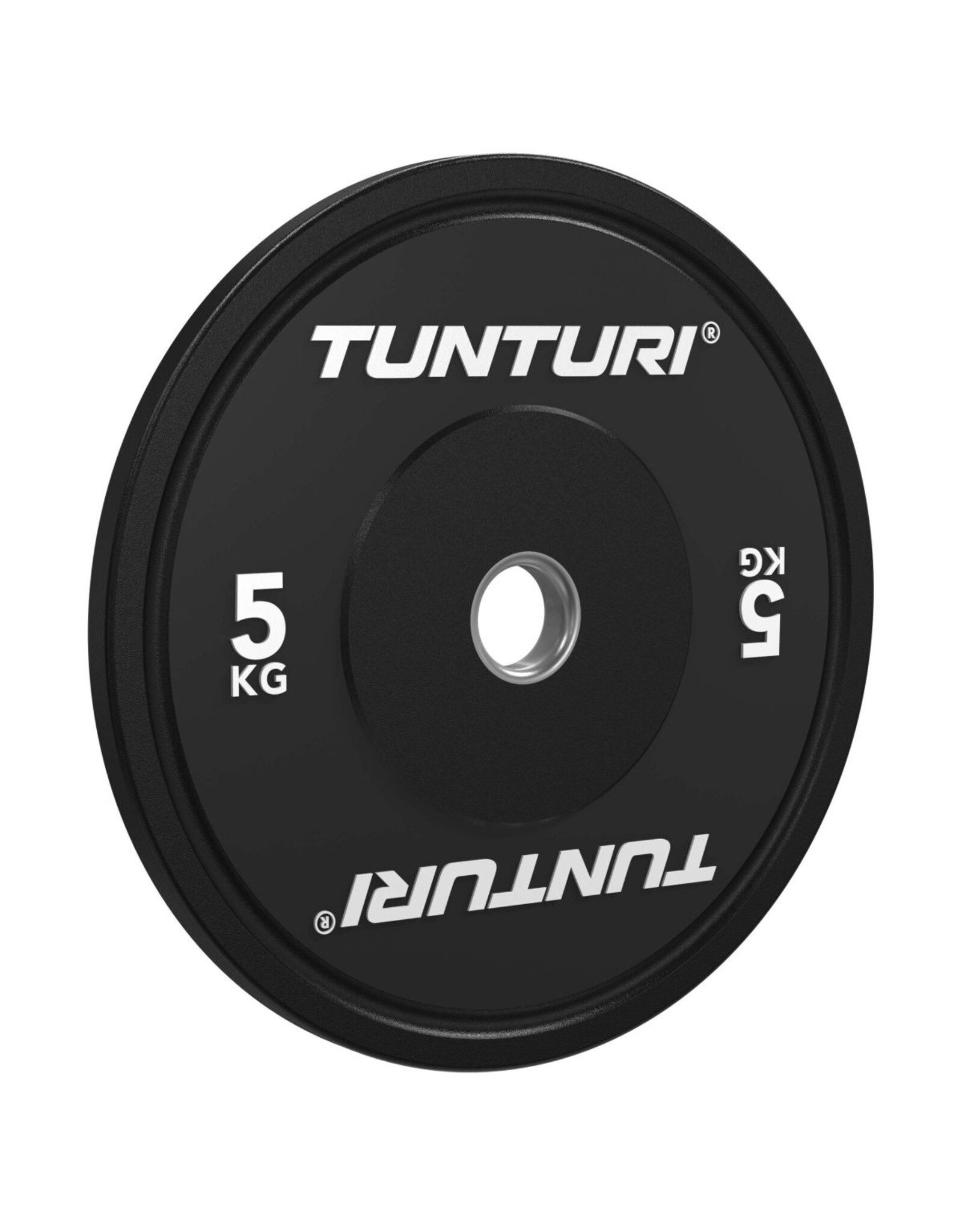 Tunturi Tunturi Platinum bumperplates - Halter gewichten - Halterschijven - 1x 5kg - Zwart