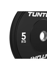 Tunturi Tunturi Platinum bumperplates - Halter gewichten - Halterschijven - 1x 5kg - Zwart