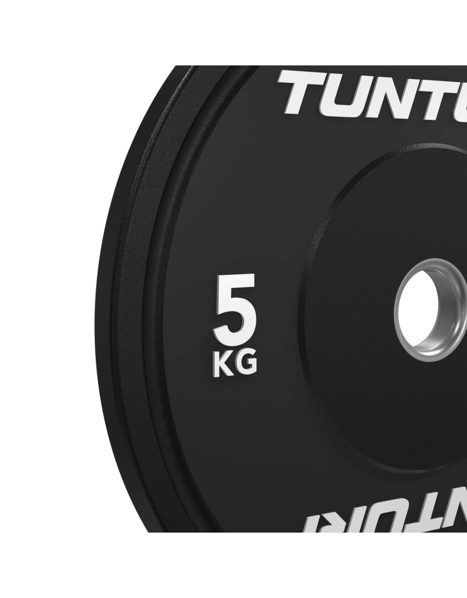 Tunturi Tunturi Platinum bumperplates - Halter gewichten - Halterschijven - 1x 5kg - Zwart