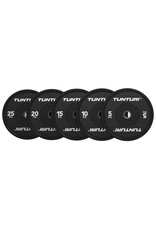 Tunturi Tunturi Platinum bumperplates - Halter gewichten - Halterschijven - 1x 5kg - Zwart