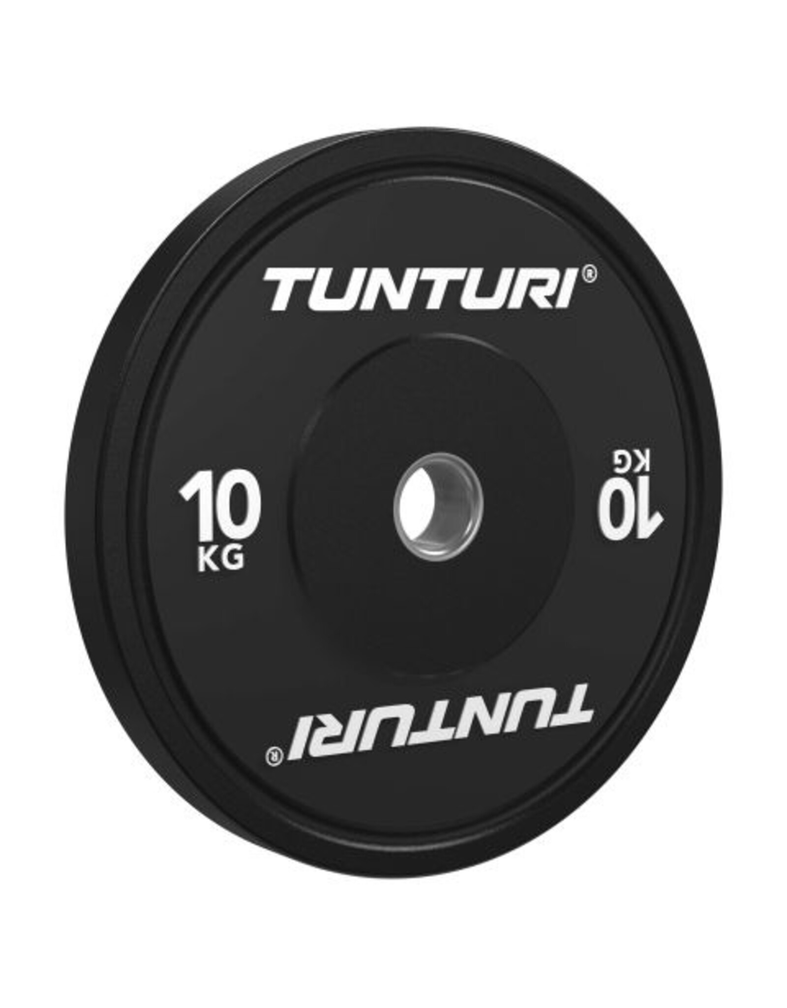 Tunturi Tunturi Platinum bumperplates - Halter gewichten - Halterschijven - 1x 10kg - Zwart