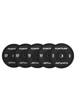 Tunturi Tunturi Platinum bumperplates - Halter gewichten - Halterschijven - 1x 10kg - Zwart