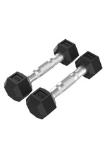 Tunturi Tunturi Platinum Hexa Dumbbell - Rubber 7kg