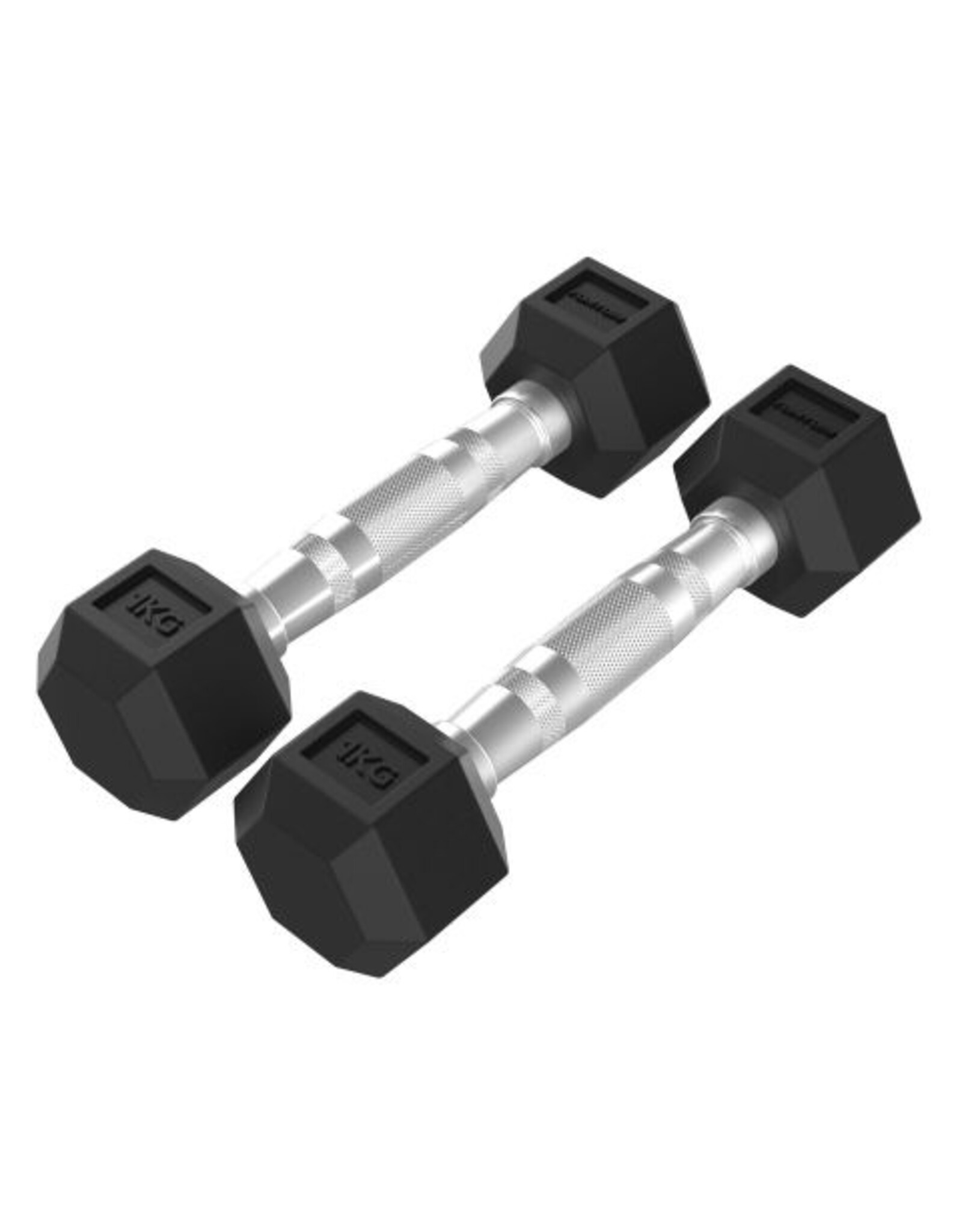 Tunturi Tunturi Platinum Hexa Dumbbell - Rubber 7kg