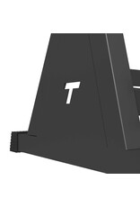 Tunturi Tunturi Platinum Hexa Rubber Dumbbell Sets incl Dumbbell rek - (12 sets - 2.5 t/m 30kg) - Zwart