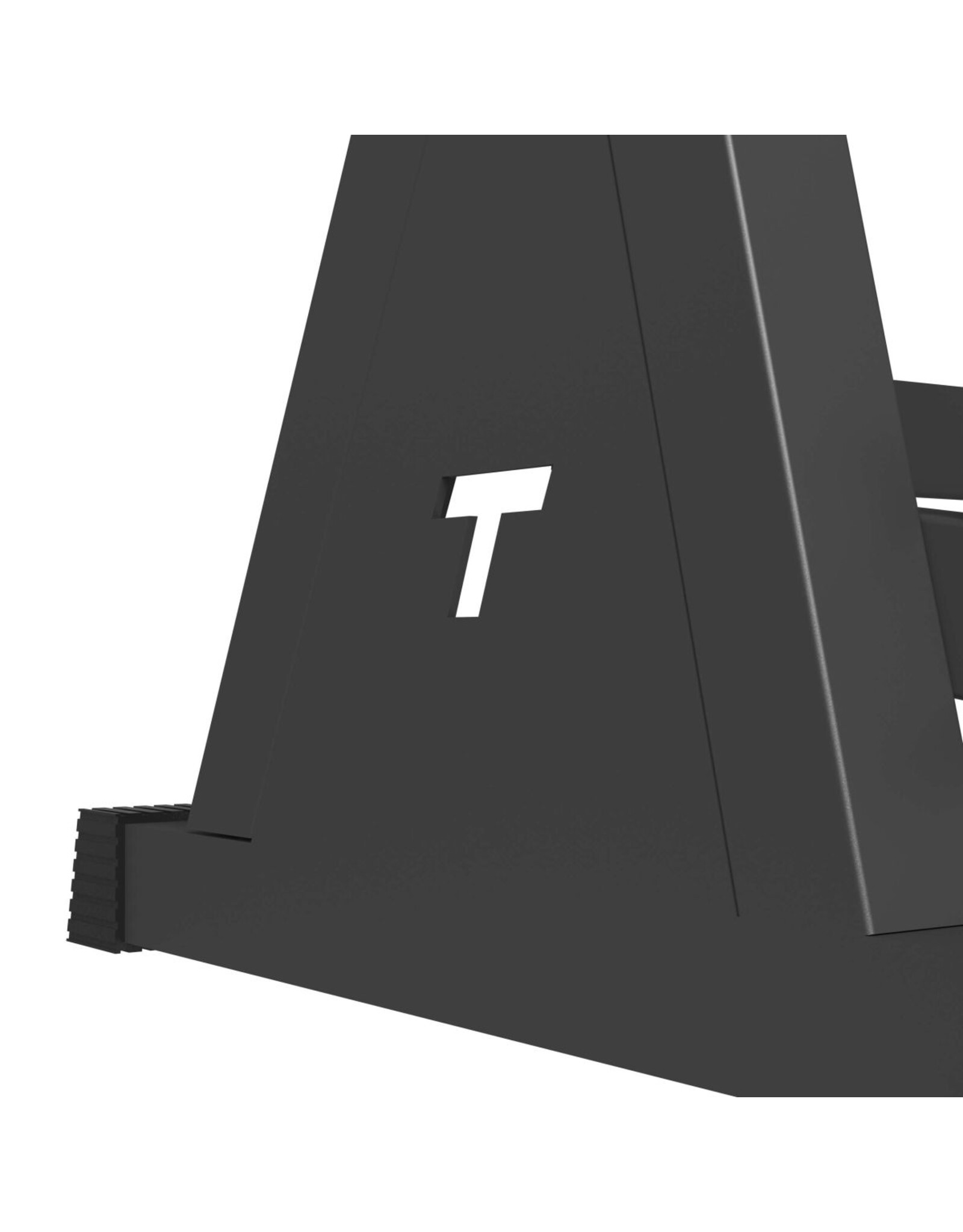 Tunturi Tunturi Platinum Hexa Rubber Dumbbell Sets incl Dumbbell rek - (12 sets - 2.5 t/m 30kg) - Zwart