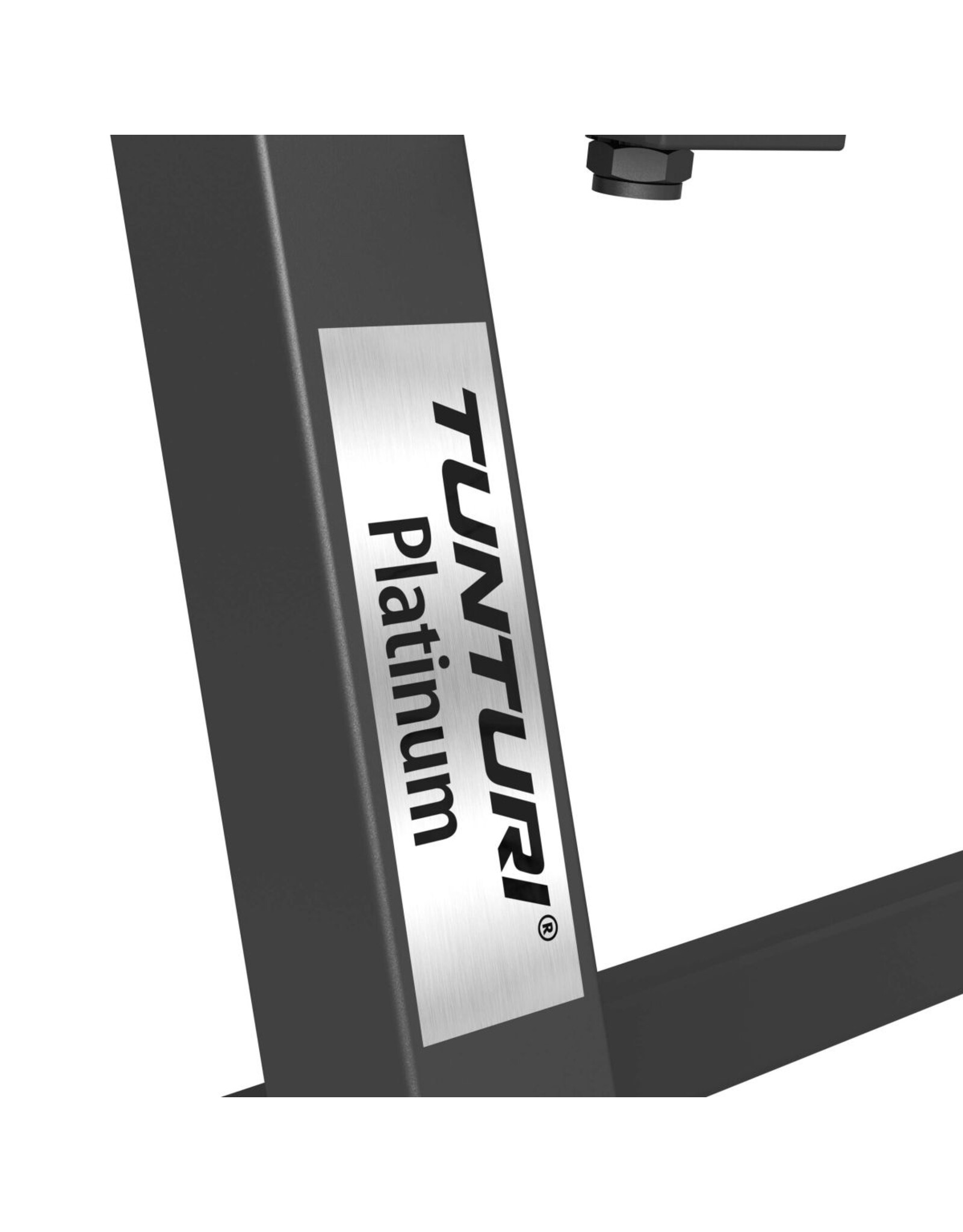 Tunturi Tunturi Platinum Hexa Rubber Dumbbell Sets incl Dumbbell rek - (12 sets - 2.5 t/m 30kg) - Zwart