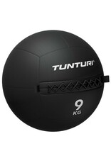 Tunturi Tunturi Platinum Wall Ball - 9kg - Zwart - Incl. gratis fitness app