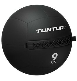 Tunturi Tunturi Platinum Wall Ball - 9kg - Zwart - Incl. gratis fitness app