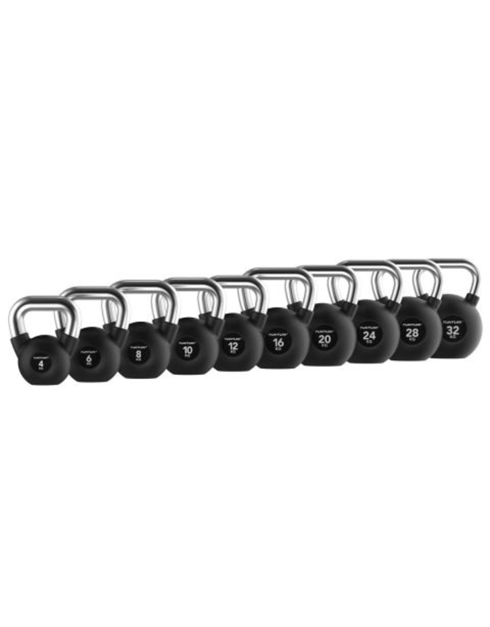 Tunturi Tunturi Platinum Rubber Kettlebell 32 kg - Per stuk