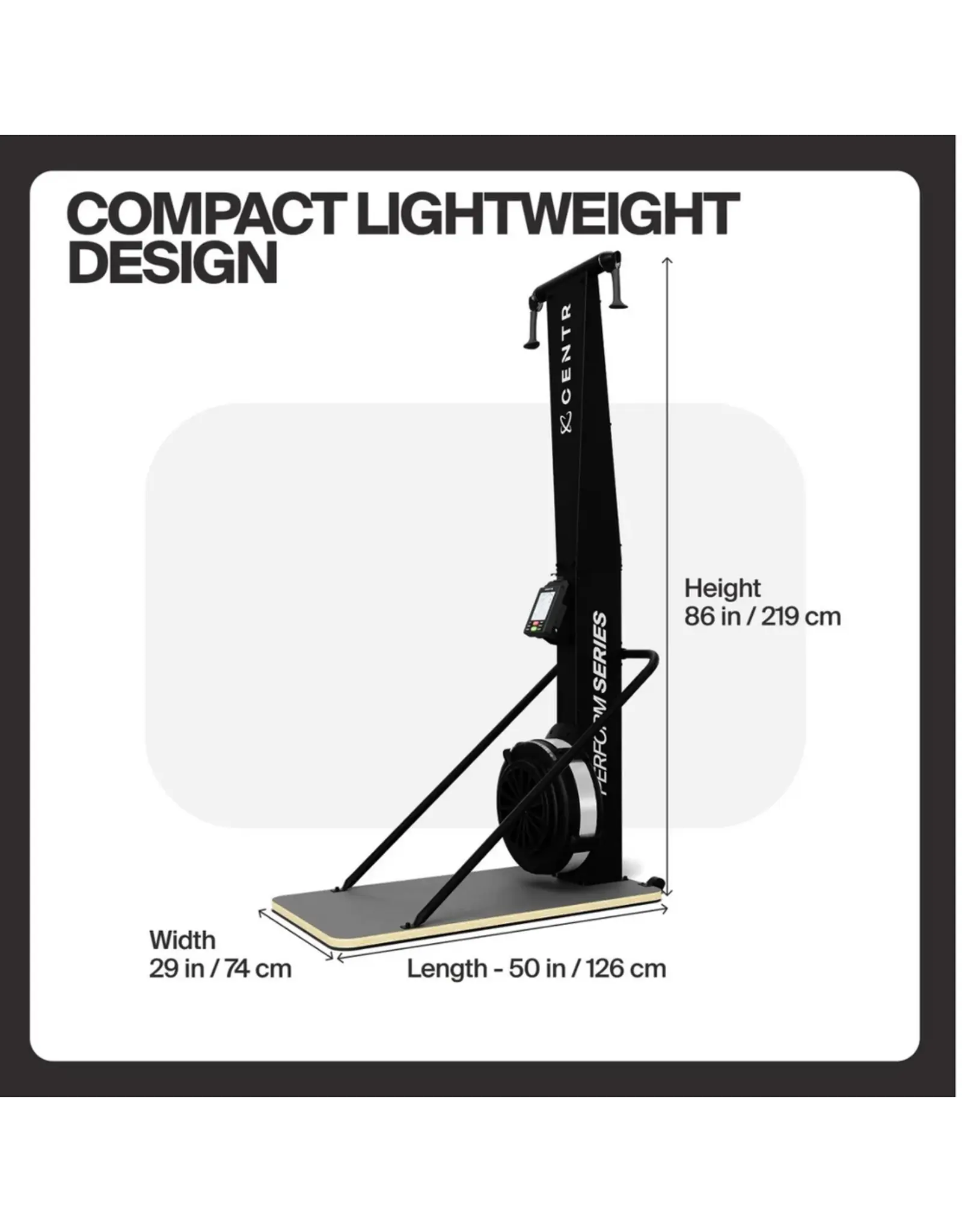 Centr Centr Perform Series Ski Machine With Platform