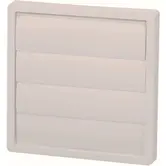 Soler & Palau geveljaloezieklep kunststof grijs kanaaldiameter 130 mm
