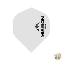 Mission Logo 150 White No.2 150 micron