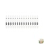 Bull's 5-Pack NYLON shaft In Between+ Ring - White