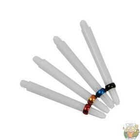 Shaft Ali Rings 3MM Anodised Silver - 3pcs.