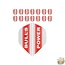 Bull's Darts 5-Pack POWERFLITE "Power Red"