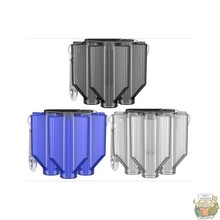 8 Flight Box Clear Black