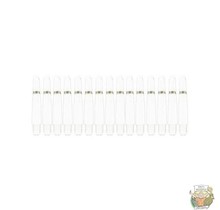 5-Pack NYLON shaft X-Short + Ring - White