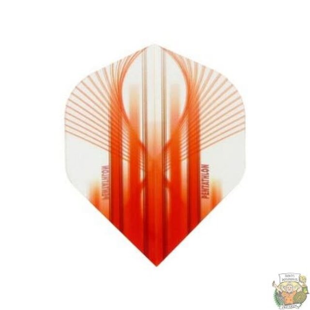 Clear Pentathlon - Red Swirl