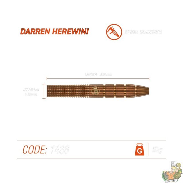 Darren Herewini 90% Tungsten darts