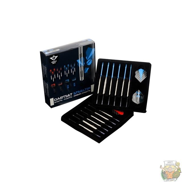 Dartsset Steeltip - 4 Sets Blue